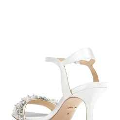 Badgley Mischka Kate Stiletto Heel -Badgley Mischka shop KATE MP6217 WHTSAT 3 45785.1638394504