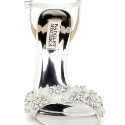 Badgley Mischka Katy Springtime Stiletto -Badgley Mischka shop KATY MP6218 WHTSAT 4 65967.1638394515