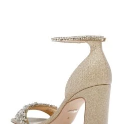 Badgley Mischka Kendall Crystal-Adorned Block Heel -Badgley Mischka shop KENDALL MP6223 PLTFAB 3 48056.1638394556