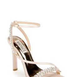 Badgley Mischka Kerry Navette Crystal Strappy Stiletto -Badgley Mischka shop KERRY MP6228 SFTNUD 1 92981.1638394592