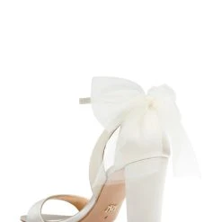 Badgley Mischka Kim Mesh Bow Block Heel 19 Badgley Mischka Kim Mesh Bow Block Heel -Badgley Mischka shop KIM MP6231 IVRSAT 3 83409.1638394607