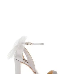 Badgley Mischka Kim Mesh Bow Block Heel 21 Badgley Mischka Kim Mesh Bow Block Heel -Badgley Mischka shop KIM MP6231 LAVSAT 2 50155.1638394607