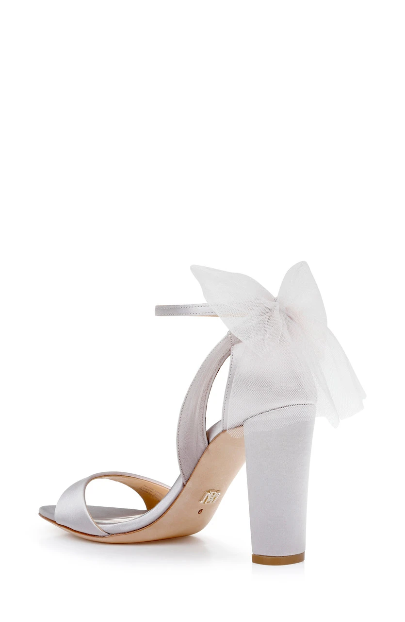 Badgley Mischka Kim Mesh Bow Block Heel 8 Badgley Mischka Kim Mesh Bow Block Heel - Image 6