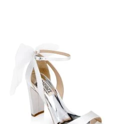 Badgley Mischka Kim Mesh Bow Block Heel 29 Badgley Mischka Kim Mesh Bow Block Heel -Badgley Mischka shop KIM MP6231 WHTSAT 1 85215.1668122516