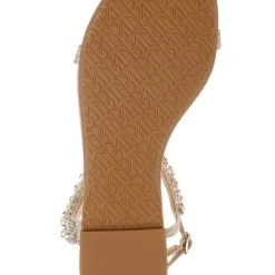 Badgley Mischka Klare Pearl-Detail Sandal -Badgley Mischka shop KLARE MP6234 PALGLD 6 45987.1638394629