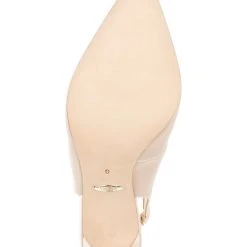 Badgley Mischka Kris Satin And Pearl Pointed Stiletto -Badgley Mischka shop KRIS MP6237 SFTNUD 6 54374.1638394657