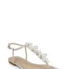 Jewel Badgley Mischka Larissa Flat Sandal -Badgley Mischka shop LARISSA JW4205 CHMSAT 1 88678.1673491437