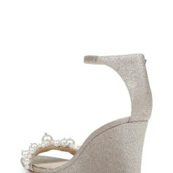 Jewel Badgley Mischka Laurence Wedge Heel -Badgley Mischka shop LAURENCE JW4206 GLDGLT 3 28750.1639523636