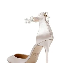 Jewel Badgley Mischka Layne Pointed Toe Stiletto -Badgley Mischka shop LAYNE JW4207 CHMSAT 3 56367.1639523649