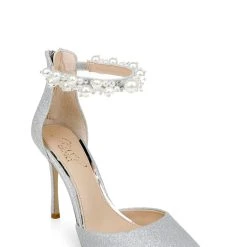 Jewel Badgley Mischka Layne Pointed Toe Stiletto -Badgley Mischka shop LAYNE JW4207 SILGLT 1 89305.1653356557