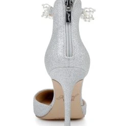 Jewel Badgley Mischka Layne Pointed Toe Stiletto -Badgley Mischka shop LAYNE JW4207 SILGLT 7 42898.1639523649