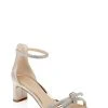 Jewel Badgley Mischka Lena Knotted Mid Heel -Badgley Mischka shop LENA JW4211 CHMSAT 1 76832.1650132996