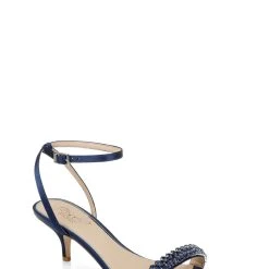 Jewel Badgley Mischka Loren Kitten Heel -Badgley Mischka shop LOREN JW4224 NVYSAT 1 46121.1639523751