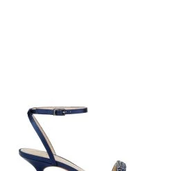 Jewel Badgley Mischka Loren Kitten Heel -Badgley Mischka shop LOREN JW4224 NVYSAT 2 64920.1639523751