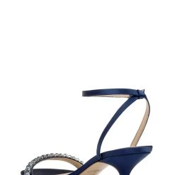 Jewel Badgley Mischka Loren Kitten Heel -Badgley Mischka shop LOREN JW4224 NVYSAT 3 65782.1639523751