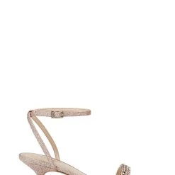 Jewel Badgley Mischka Loren Kitten Heel -Badgley Mischka shop LOREN JW4224 ROSGLT 2 01090.1639523751