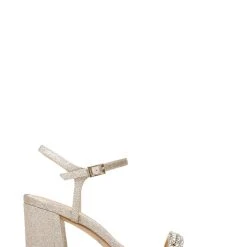 Jewel Badgley Mischka Lori Block Heel -Badgley Mischka shop LORI JW4225 GLDGLT 2 09503.1639523773