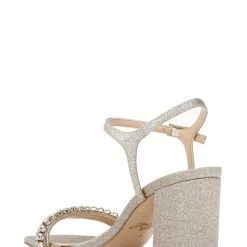 Jewel Badgley Mischka Lori Block Heel -Badgley Mischka shop LORI JW4225 GLDGLT 3 94170.1639523773
