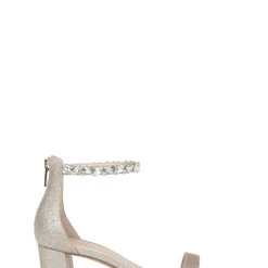 Jewel Badgley Mischka Lydia Block Heel -Badgley Mischka shop LYDIA JW4238 GLDGLT 2 95725.1639523842
