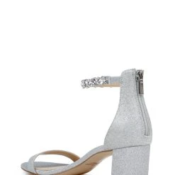 Jewel Badgley Mischka Lydia Block Heel -Badgley Mischka shop LYDIA JW4238 SILGLT 3 42986.1639523842