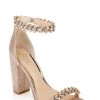 Jewel Badgley Mischka Mayra Ankle Strap Evening Shoe