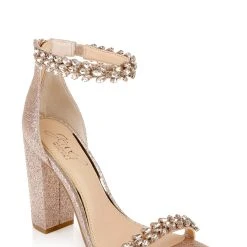 Jewel Badgley Mischka Mayra Ankle Strap Evening Shoe