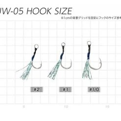 Assist Hook- Assist Twin - Vanfook - MJW-06 Micro Jig Assist Wire Single -Badgley Mischka shop MJW06 size 640x453 1
