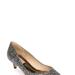 Badgley Mischka Madison II Glitter Kitten Heel -Badgley Mischka shop MP6104B MADISON II PWTGLT 1 92450.1628188101