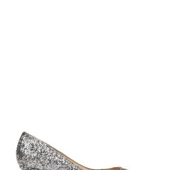 Badgley Mischka Madison II Wide-Width Glitter Kitten Heel -Badgley Mischka shop MP6104B MADISON II PWTGLT 2 92789.1628192120