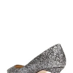 Badgley Mischka Madison II Wide-Width Glitter Kitten Heel -Badgley Mischka shop MP6104B MADISON II PWTGLT 3 86032.1628192120