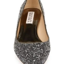 Badgley Mischka Madison II Wide-Width Glitter Kitten Heel -Badgley Mischka shop MP6104B MADISON II PWTGLT 4 22183.1628192120