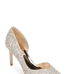 Badgley Mischka Daisy II Glitter Stiletto -Badgley Mischka shop MP6105 DAISY II CHMGLT 1 04403.1673484759
