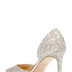 Badgley Mischka Daisy II Wide-Width Glitter Stiletto -Badgley Mischka shop MP6105 DAISY II CHMGLT 3 57023.1628192132