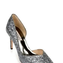 Badgley Mischka Daisy II Wide-Width Glitter Stiletto