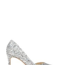 Badgley Mischka Daisy II Glitter Stiletto -Badgley Mischka shop MP6105 DAISY II SILGLT 2 64928.1637090572