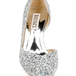 Badgley Mischka Daisy II Glitter Stiletto -Badgley Mischka shop MP6105 DAISY II SILGLT 4 29865.1637090572