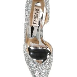 Badgley Mischka Daisy II Glitter Stiletto -Badgley Mischka shop MP6105 DAISY II SILGLT 5 77284.1637090572