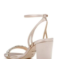 Badgley Mischka Nadine Block Heel -Badgley Mischka shop NADINE MP6501 NUDSAT 3 31680.1658772105