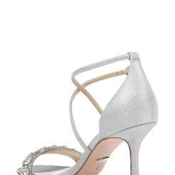 Badgley Mischka Nala Curvy Stiletto Heel -Badgley Mischka shop NALA MP6502 SILTXL 3 11956.1658772124