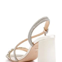 Badgley Mischka Naomi Block Heel -Badgley Mischka shop NAOMI MP6504 IVRSAT 3 45408.1658772139