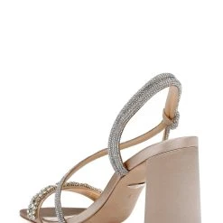 Badgley Mischka Naomi Block Heel -Badgley Mischka shop NAOMI MP6504 NEWNUD 3 39641.1658772139