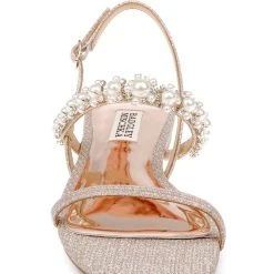 Badgley Mischka Natalee Flat Sandal -Badgley Mischka shop NATALEE MP6505 GLDTXL 4 26595.1658772152