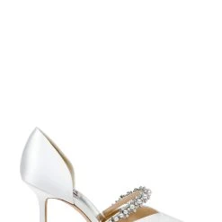 Badgley Mischka Nathalie D’orsey Heel 24 Badgley Mischka Nathalie D’orsey Heel -Badgley Mischka shop NATHALIE MP6508 WHTSAT 2 98816.1658772202