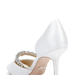 Badgley Mischka Nathalie D’orsey Heel 25 Badgley Mischka Nathalie D’orsey Heel -Badgley Mischka shop NATHALIE MP6508 WHTSAT 3 75366.1658772202