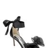 Badgley Mischka Neryssa Bowed Stiletto Heel -Badgley Mischka shop NERYSSA MP6511 BLKSAT 1 70920.1673489255
