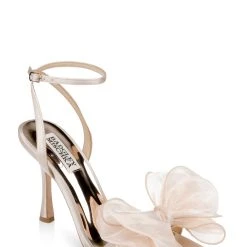 Badgley Mischka Nessie Bowed Stiletto Heel -Badgley Mischka shop NESSIE MP6512 NUDSAT 1 71433.1658772256