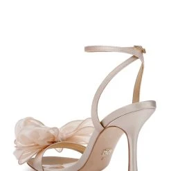 Badgley Mischka Nessie Bowed Stiletto Heel -Badgley Mischka shop NESSIE MP6512 NUDSAT 3 85441.1658772256