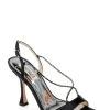 Badgley Mischka Neville Dramatic Stiletto Heel -Badgley Mischka shop NEVILLE MP6514 BLKSAT 1 34157.1658773934
