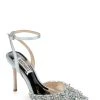 Badgley Mischka Nicolitie Crystal & Pearl Covered Stiletto