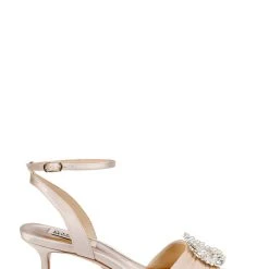 Badgley Mischka Nimah Feminine Kitten Heel -Badgley Mischka shop NIMAH MP6520 NUDSAT 2 86916.1658772328